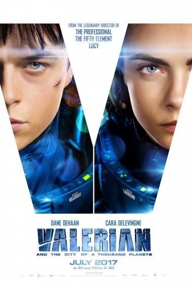 Valerian in mesto tisoerih planetov 3D - poster