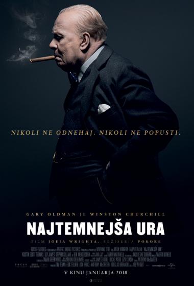 Najtemneja ura - poster